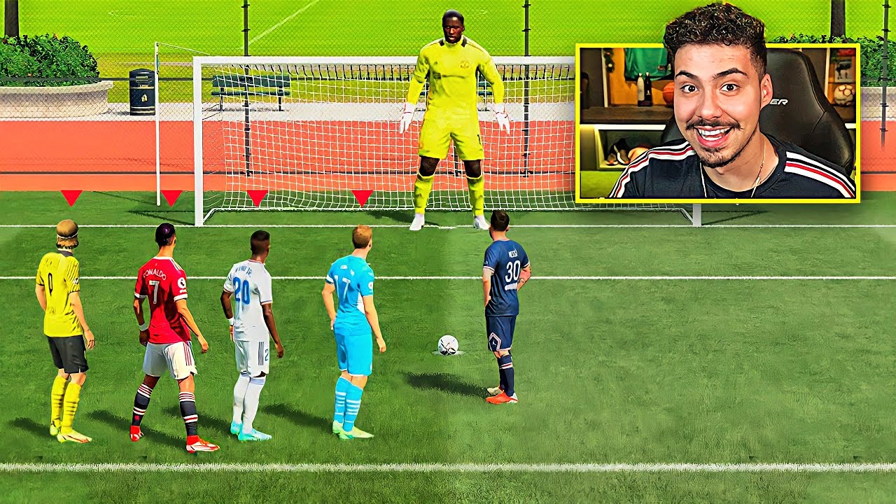 Eu bati 100 pênaltis VS um GOLEIRO de 99 Overall!