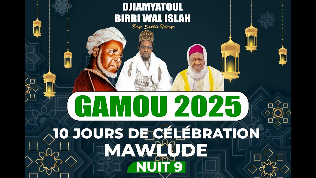 MAWLIDU NABI 2025 CHEZ CHEIKH MOUHAMADOU SAKHIR NDIAYE DIT BAYE SAKHIR NDIAYE NUIT 9