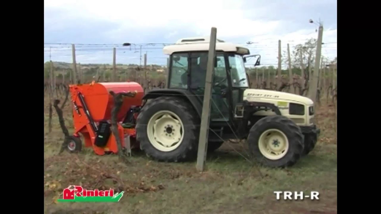 Shredding mower Trincia con Pick-up TRH R Rinieri 2015