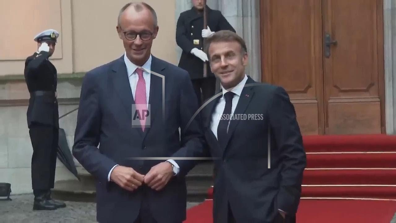 Merz and Macron meet in Berlin ahead of talks and dinner