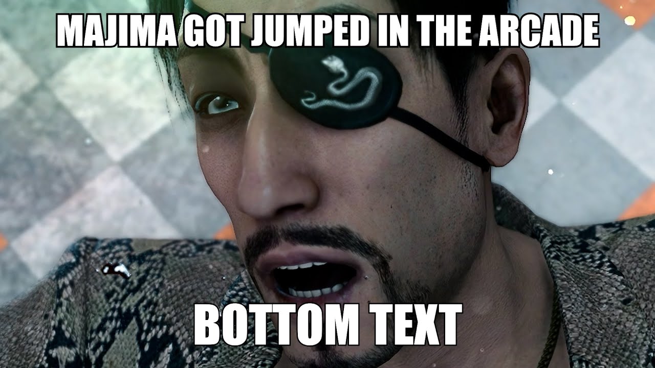 THEY JUMPED MAJIMA IN THE ARCADE