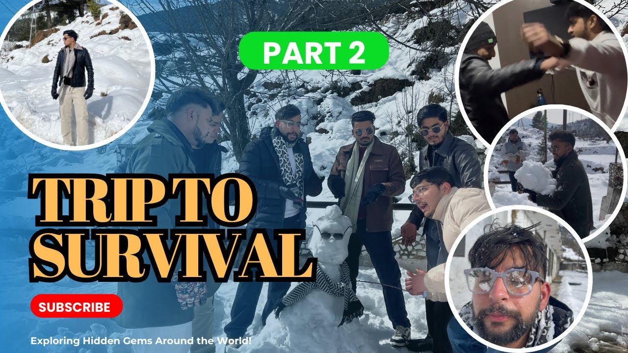 Explore the Unseen of Kashmir 🗻☃️ ||ft._@uvkirad || #triptosurvival #funny #snowfall 