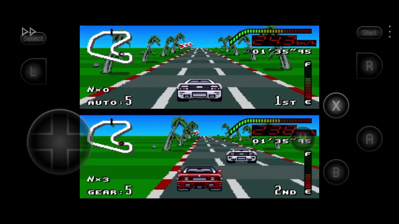 Jogando Top gear