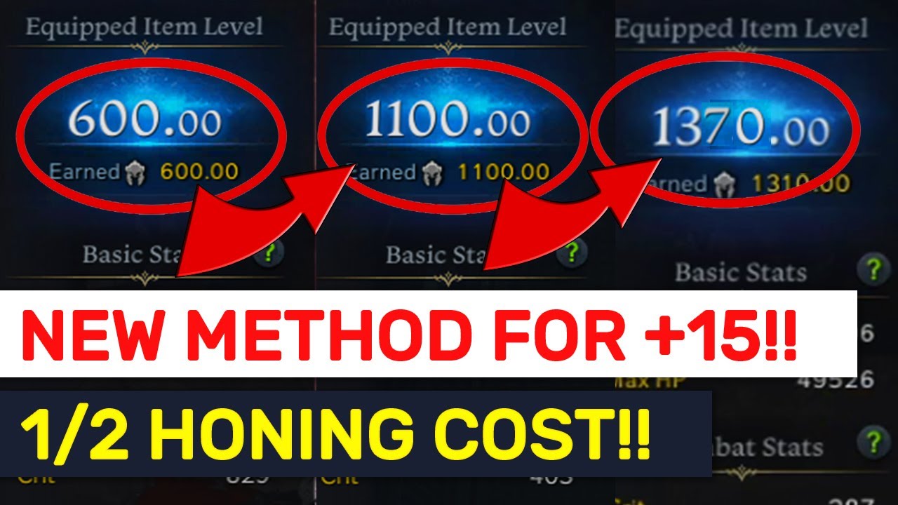 NEW T3 Honing Excel & Rates! CHEAPEST Methods & Step By Step Guide! | Lost Ark