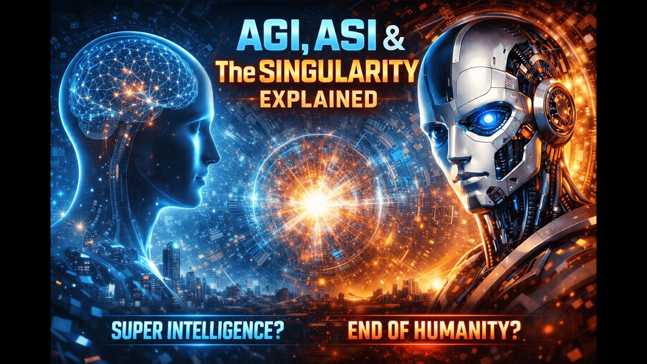 🚀 AGI, Superintelligence & The Singularity Explained in Minutes