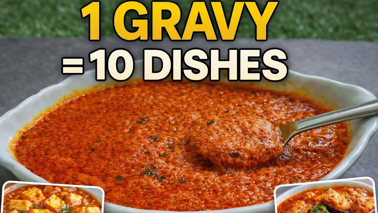 1 Gravy 10 Dishes! Restaurant Style Curry Base Recipe | Pre - Ramadan Prep