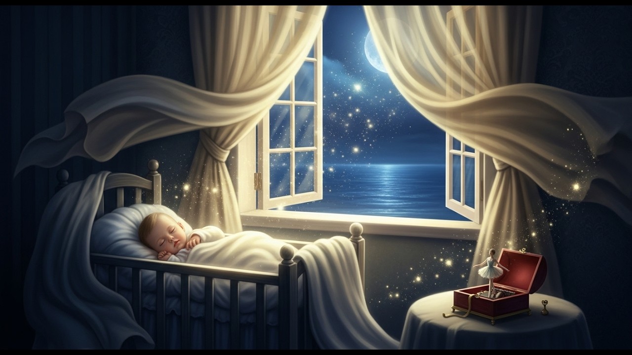 자장가 [4시간연속]🎵아기 수면 음 악🎵(Brahms' Lullaby)🎵baby sleep music