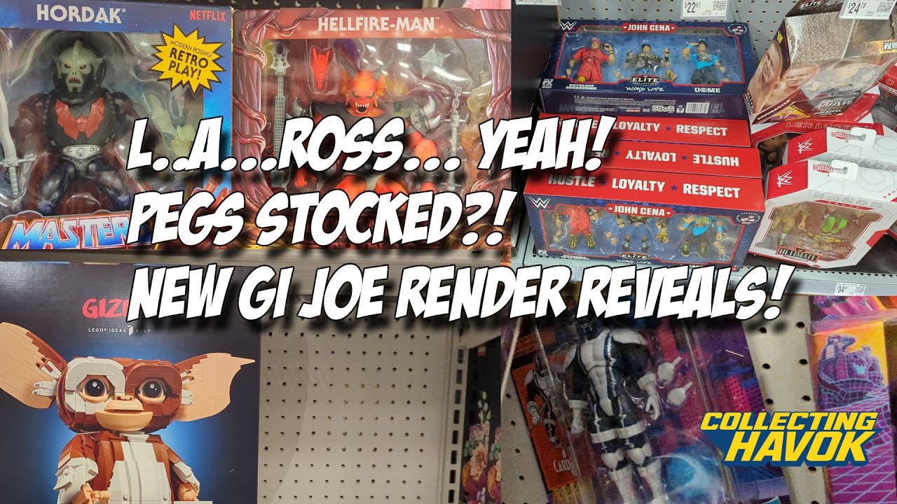 New GI Joe Renders Revealed!  Pegs Have Things!!!   Ross goes LA!  #toyhunt