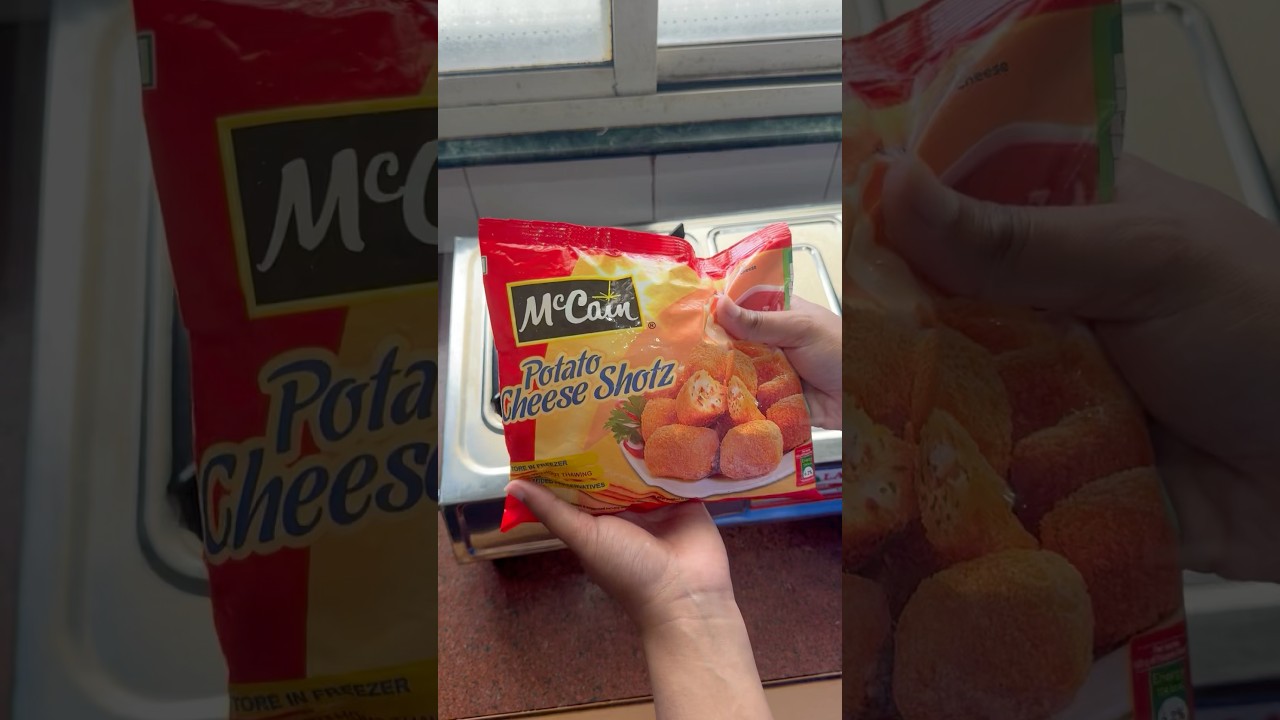 Mccain Potato Cheese Shotz #mccain #asmr #trending #shorts #viral #frozenfood #readytoeat #snacks