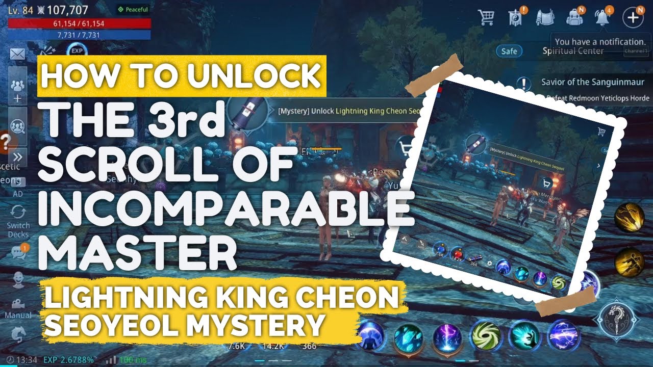 MIR4 How to Unlock the 3rd Scroll of Incomparable Master Mystery Quest - Fast and Complete Guide