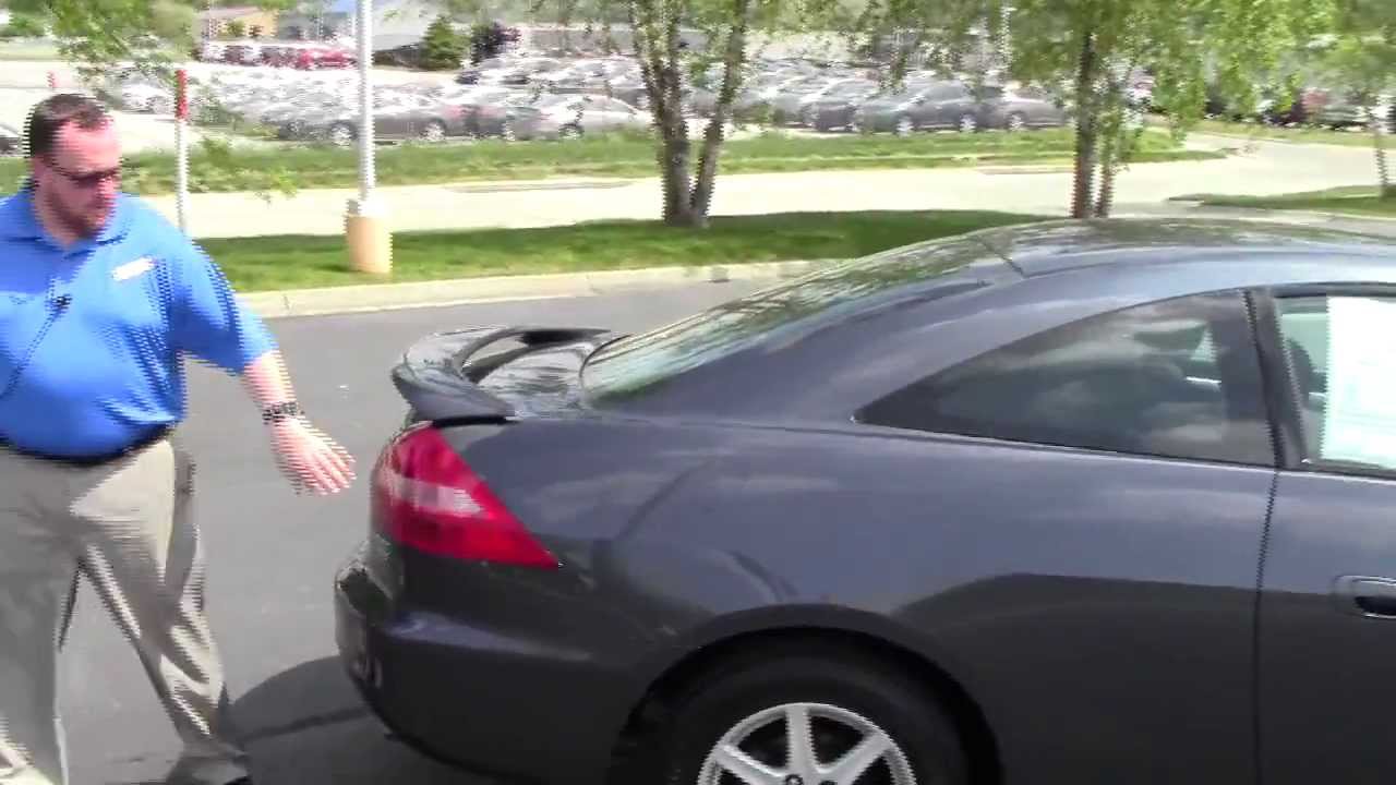 Used 2003 Honda Accord EX-L V6 Coupe for sale at Honda Cars of Bellevue...an Omaha Honda Dealer!