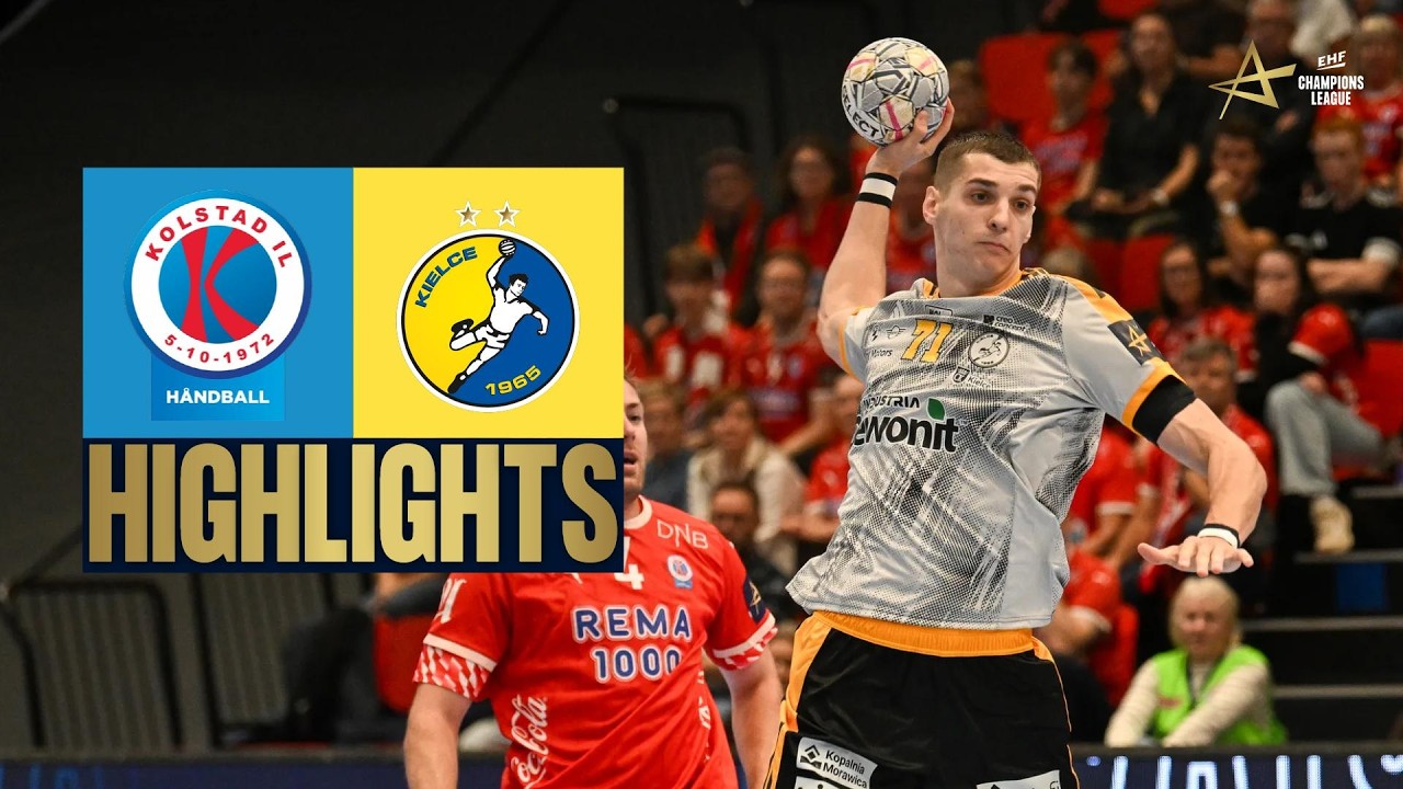 Kolstad H&aring;ndball vs Industria Kielce | Highlights | EHF Champions League Men 2026/27