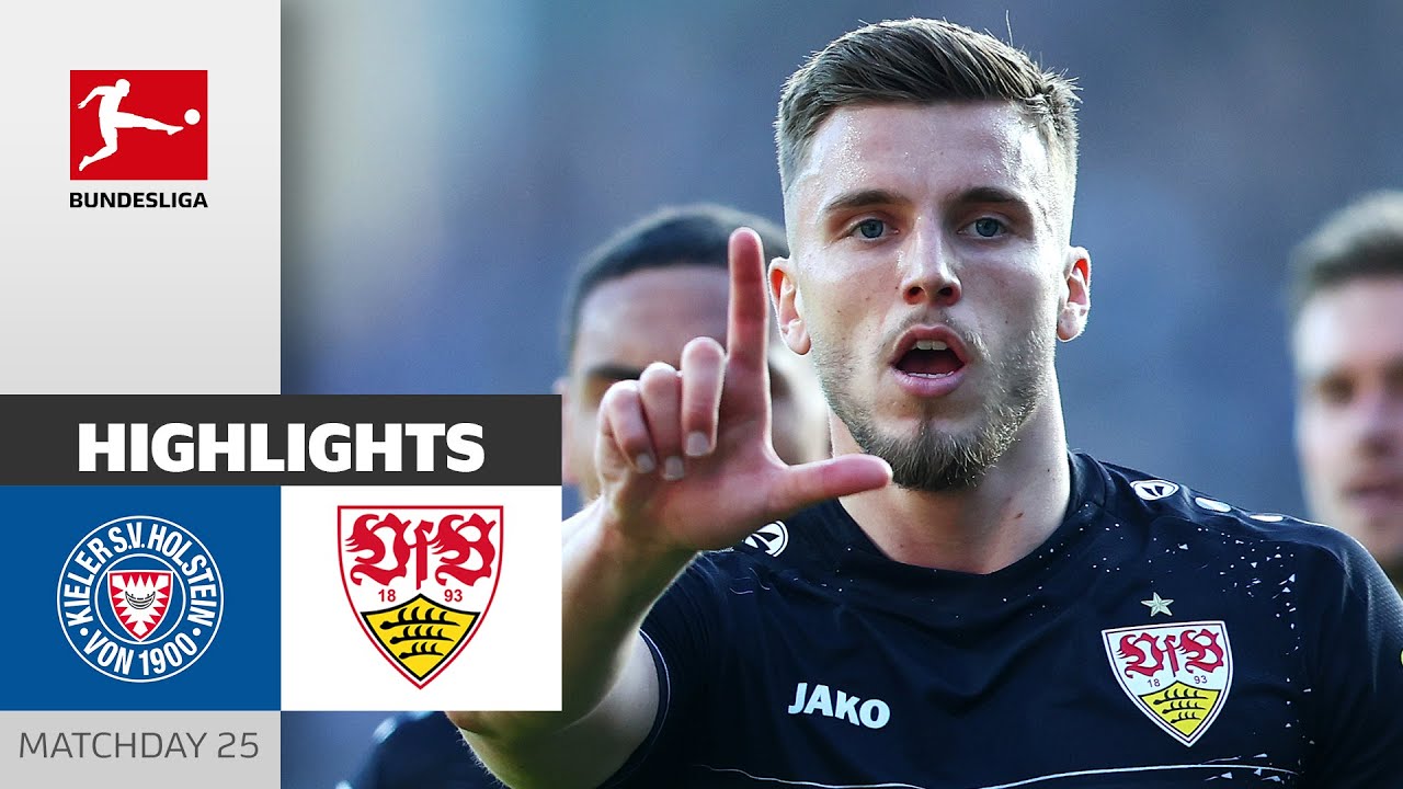 10 Men Save One Point! | Holstein Kiel - VfB Stuttgart 2-2 | Highlights | Matchday 25 &ndash; BL 2024/25