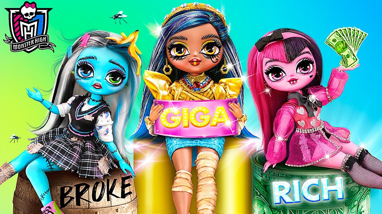 Monster High: Pleite gegen reich und gigareich  / 30 DIYs für LOL OMG