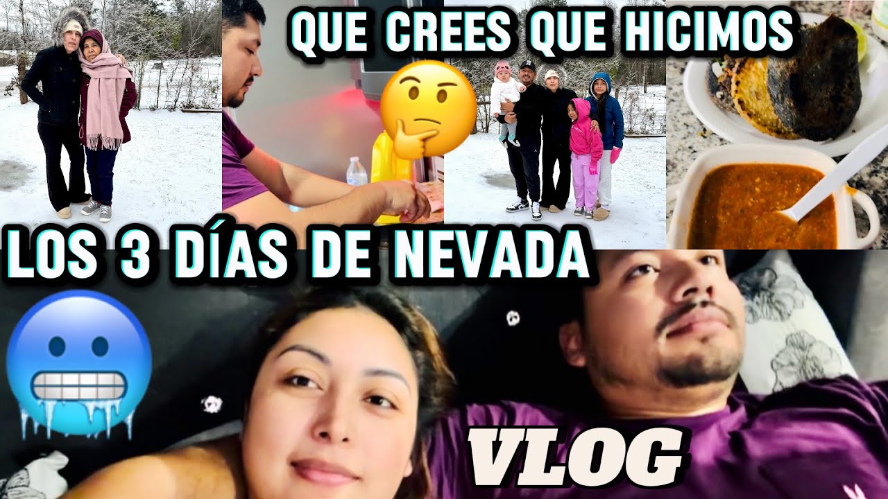 🥰👍🏼COMO NOS PASAMOS LA NEVADA 😱🥶