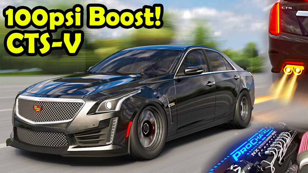 The Most Insane Cadillac CTS-V Build Ever! 100psi+ Boost | Assetto Corsa Driving