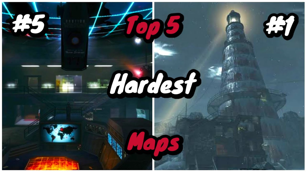 Top 5 Hardest Maps (COD ZOMBIES)