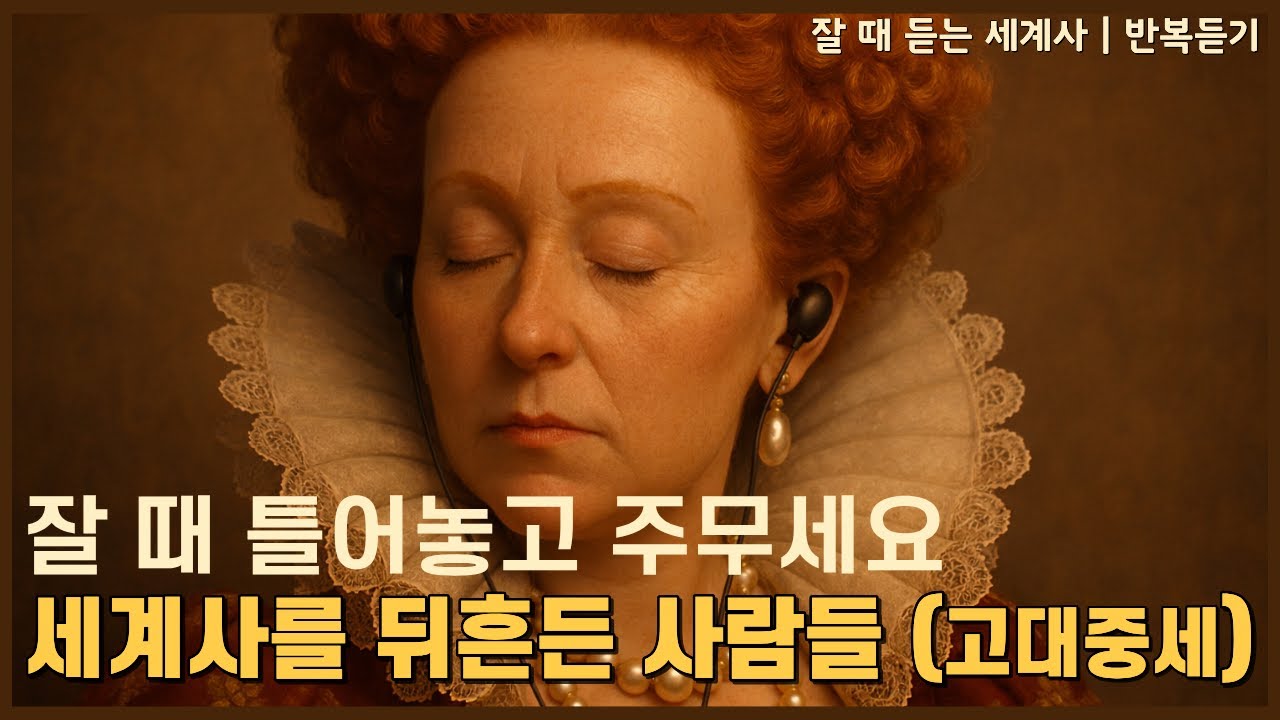 🎧 성우 이지선이 직접 읽어드리는 잘 때 듣는 세계사 | 잠들기 전 듣는 고대·중세의 핵심 리더들 [중간광고X]