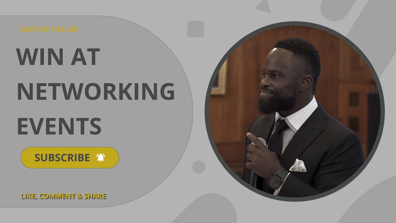 Here's How You Win At Networking Events