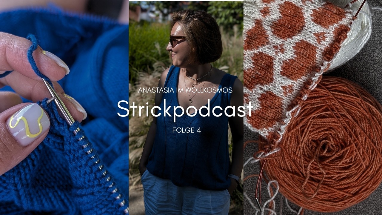 Mein Sommer beginnt mit einem gestrickten Minirock und Tuch aus Bambus | Strickpodcast no. 4