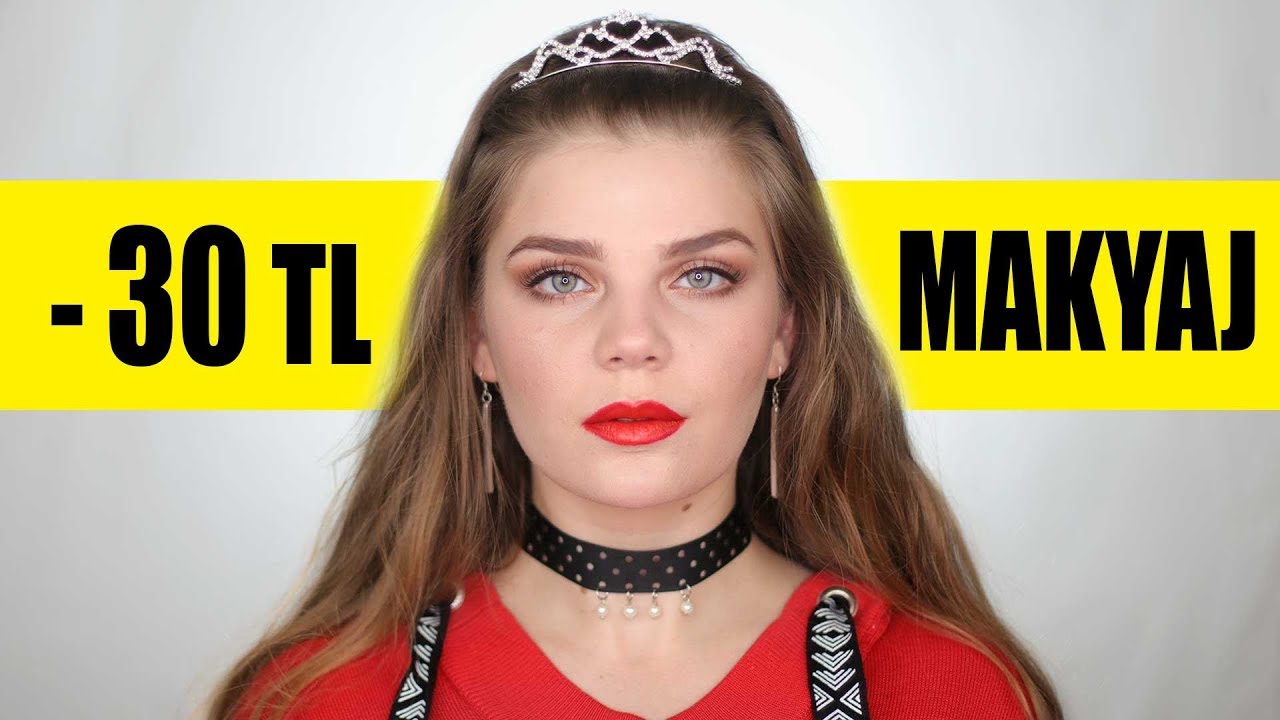 30 TL Altı Ürünlerle MÜKEMMEL Makyaj