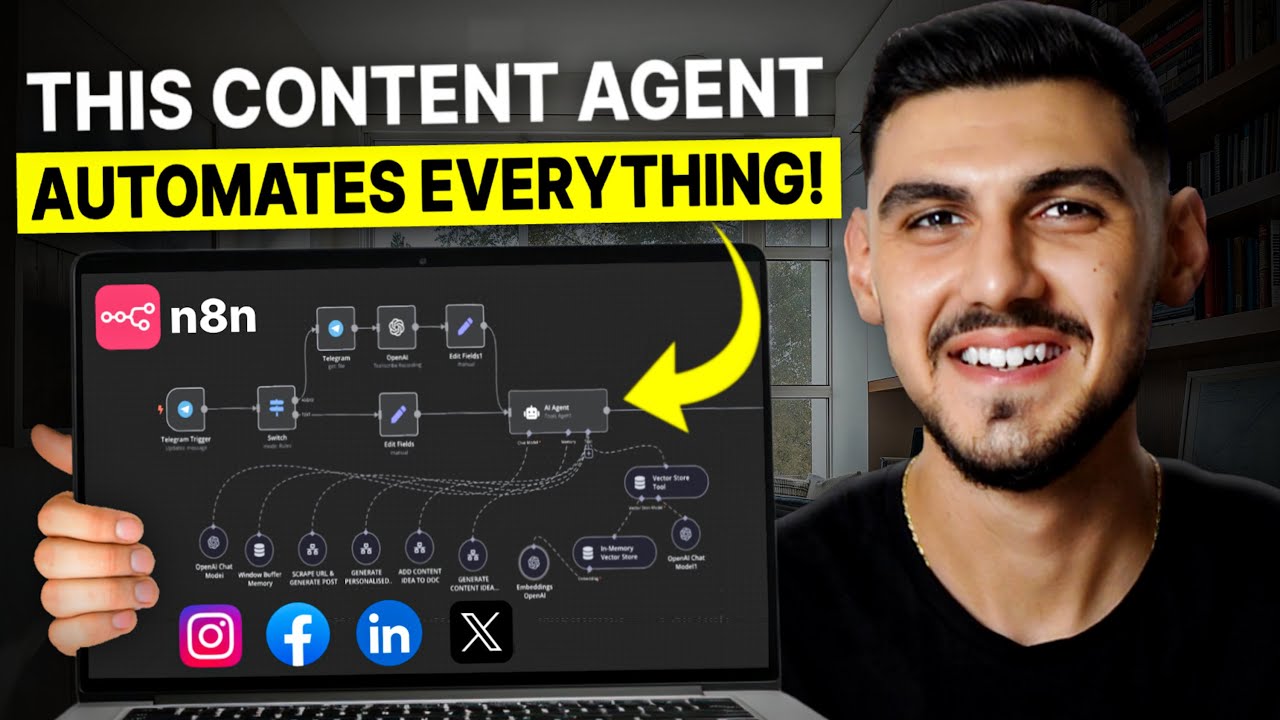 The ULTIMATE AI Content Agent (No code)