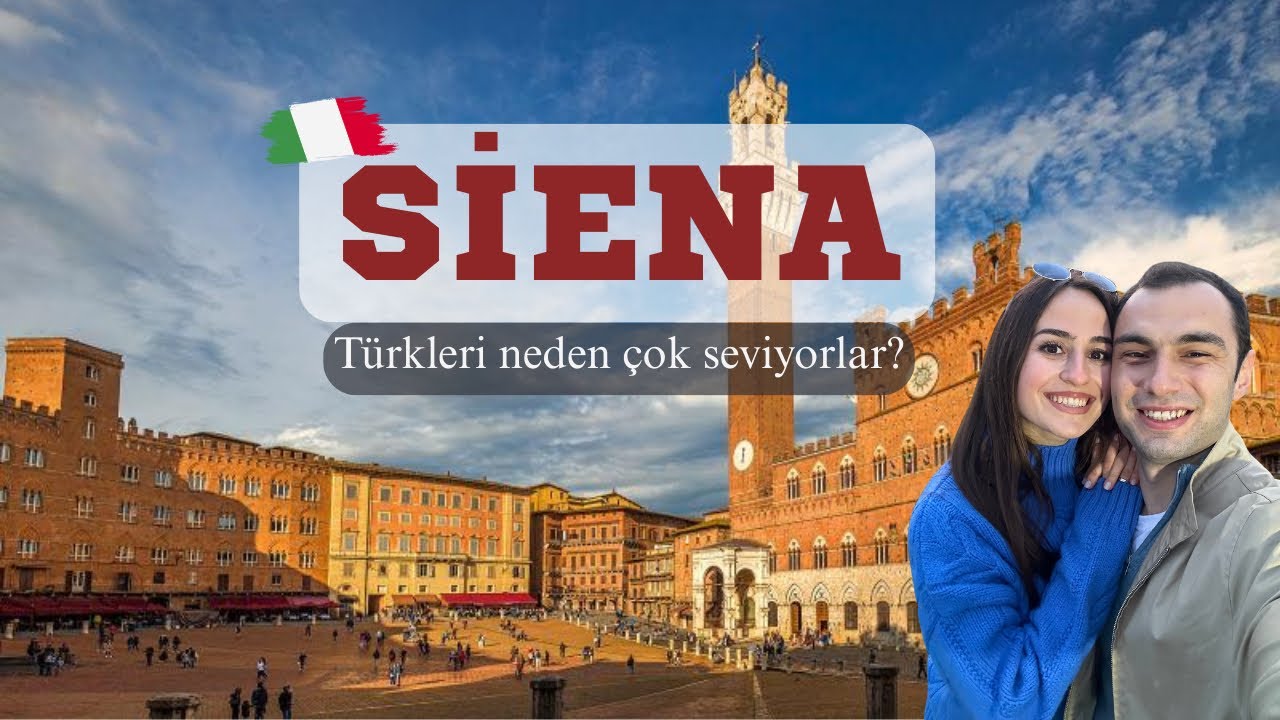TOSKANANIN KIZIL ŞEHRİ, SIENA | Siena'da ka&ccedil; g&uuml;n ge&ccedil;irilmeli? | Siena, İtalya Vlog (4K)