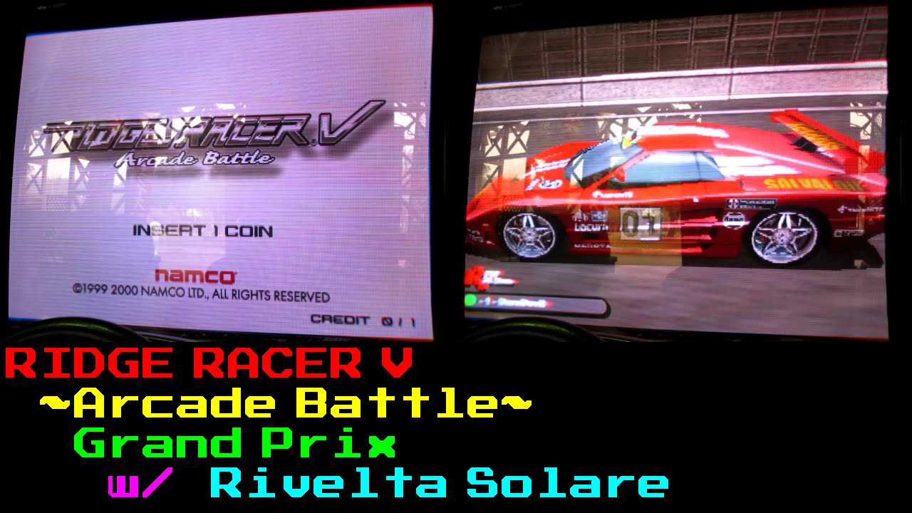 [Ridge Racer V: Arcade Battle] Grand Prix Playthrough w/ Rivelta Solare [Real Arcade]