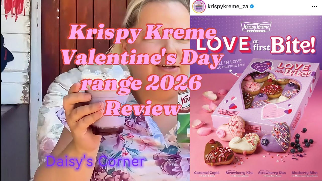 I Tried the Krispy Kreme South Africa Valentine’s Day Range 💕
