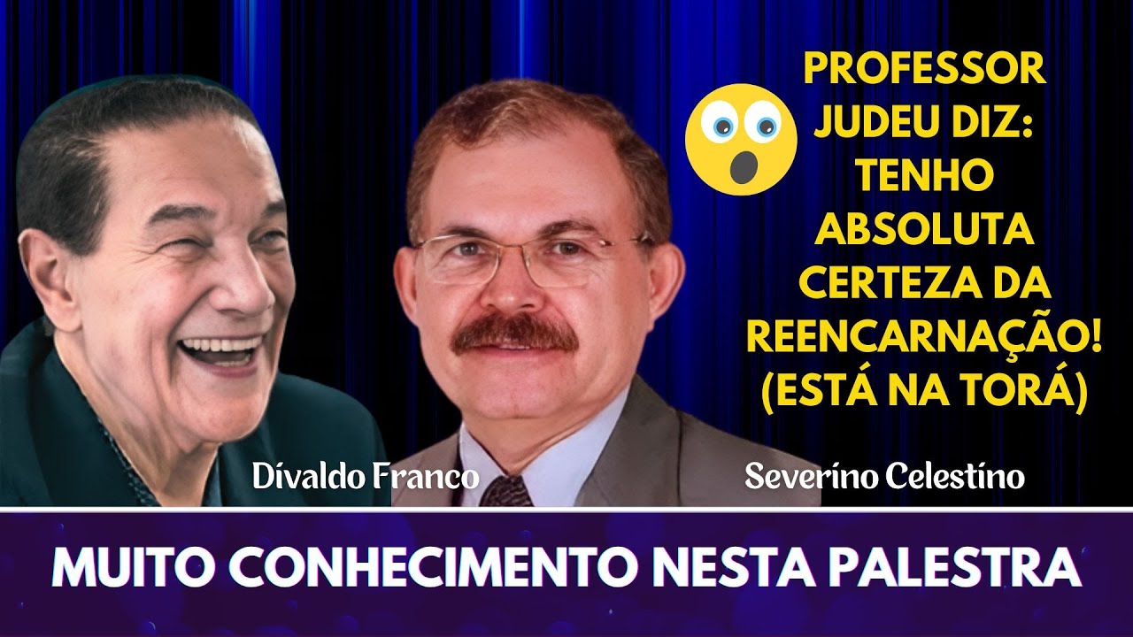 Divaldo Franco ❤️ PROF. JUDEU DIZ: A REENCARNAÇÃO ESTÁ NA TORÁ ❤️ #mensagensdobem #omensageirodapaz
