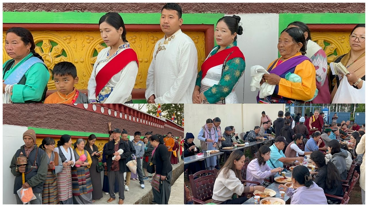 དེ་རིང་མཇལ་ཁ་དང་ཞོགས་པའི་གླིང་སྐོར།MORNING LINGKOR & AUDIENCE TO HIS HOLINESS /BLISSFUL MUNDGOD 