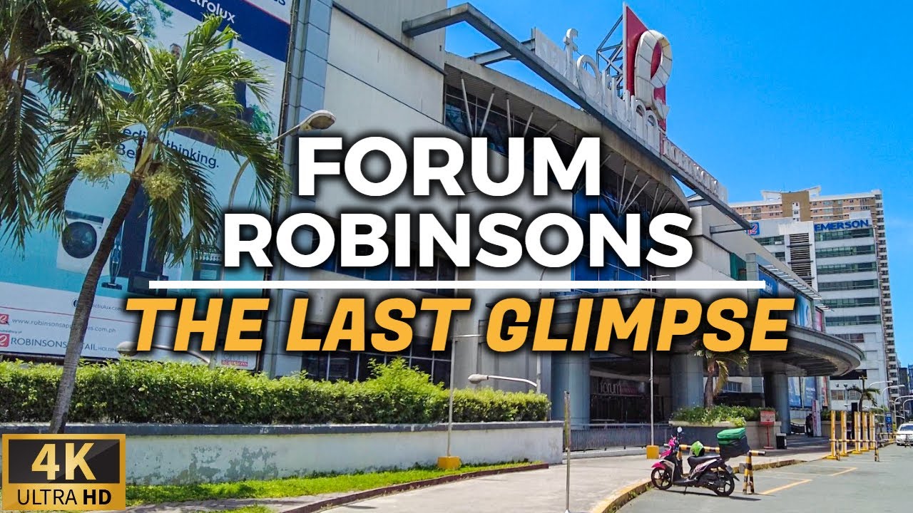 FORUM ROBINSONS Before Closing Down | Walking Tour [4K] Philippines - April 2022