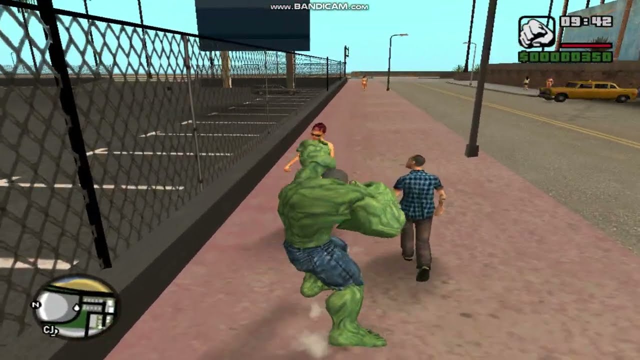 HULK Rampage!How the great giant is destroying normal life#gta #gameplay #fighter 
