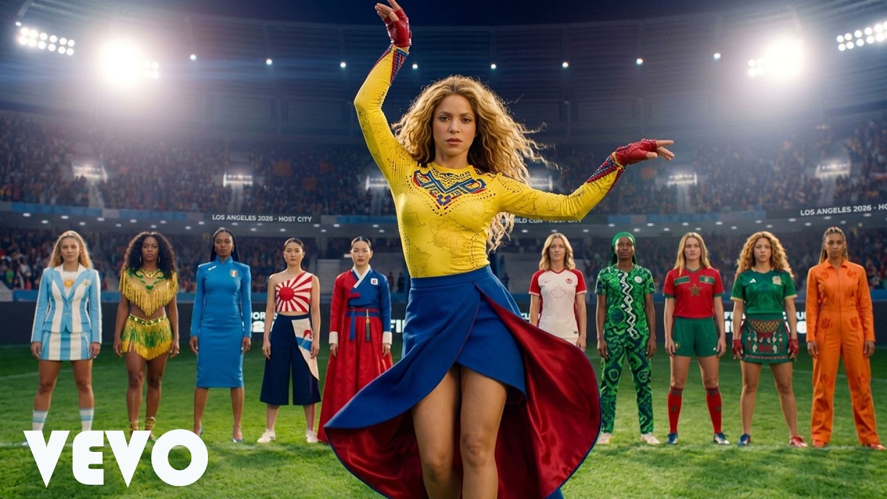 Shakira - Baila  Baila 🔥 (New Official Song) FIFA World Cup Anthem 2026 Opening Ceremony Full 4K UHD