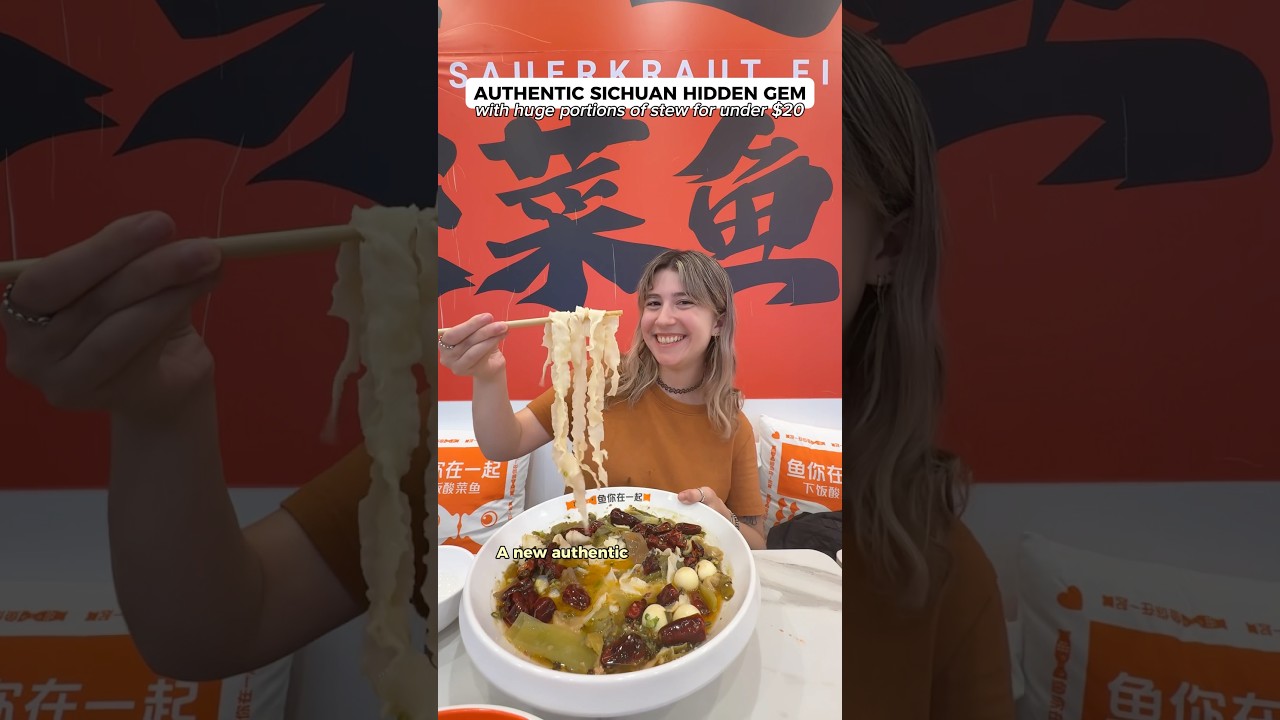 New gem for AUTHENTIC & AFFORDABLE Chinese Sichuan food in LA! 📍Fish With You, K-Town Los Angeles