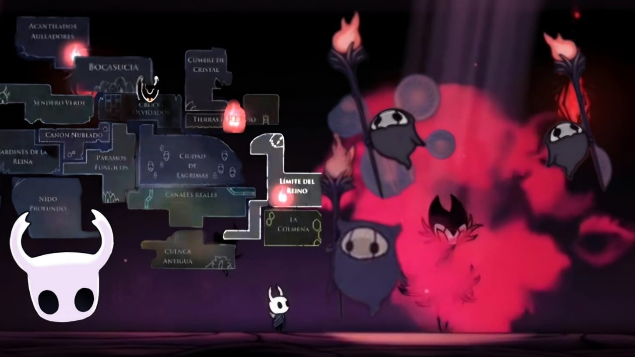 HOLLOW KNIGHT Buscando las llamas Escarlata