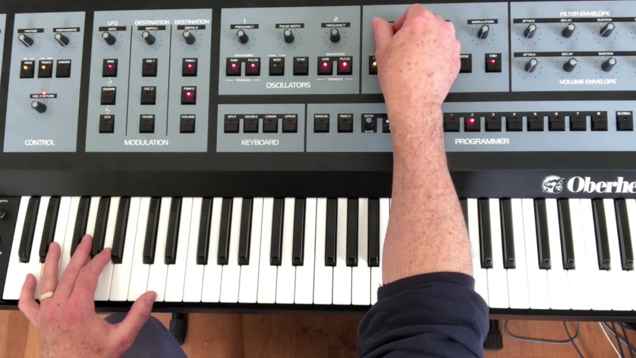 Oberheim OB-X8 Demo (mostly pads)