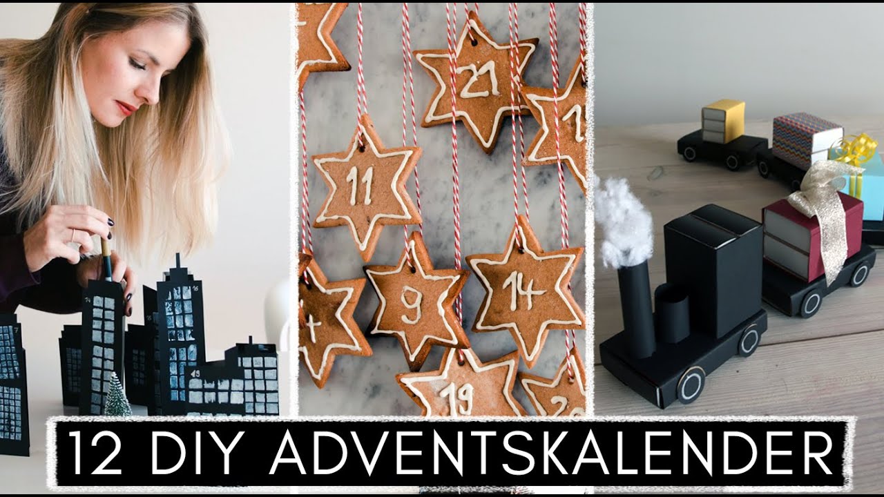 12 DIY Adventskalender & Ideen für Adventskalenderfüllung