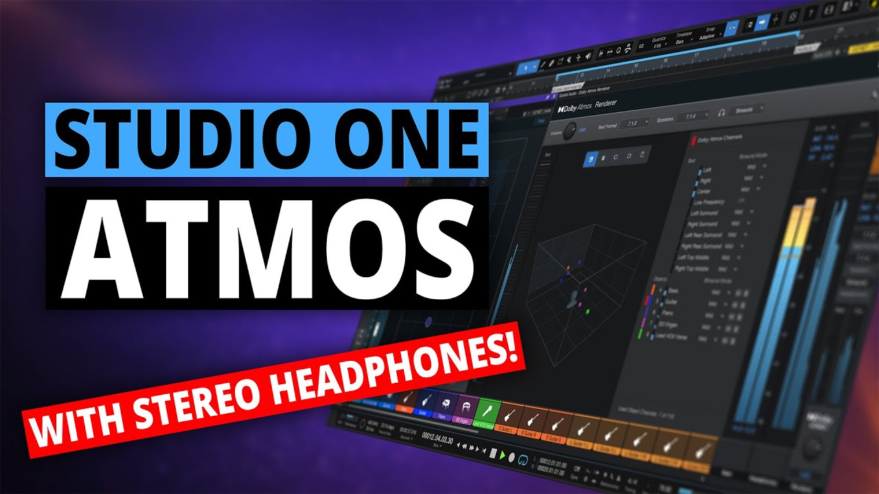 Studio One | Использование ATMOS со стереонаушниками!