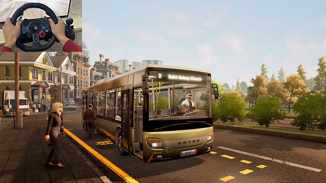 Bus Simulator 21 - First Working Day | Logitech G29 gameplay | VA STAR GAMES
