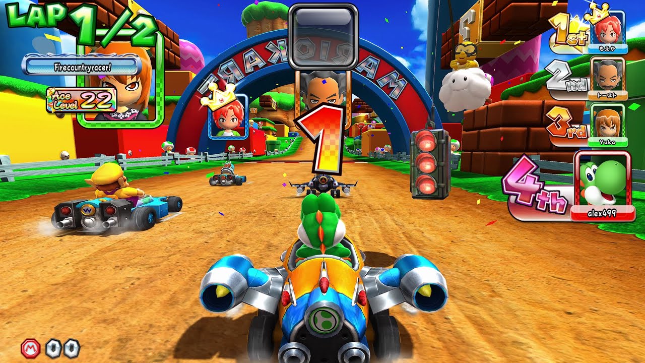 Mario Kart Arcade GP DX 1.18 (English) - Ace Level 22 Battle!! (Master) National Battle Races | UHD