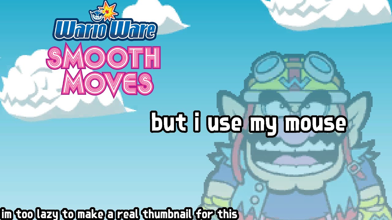 Warioware плавно работает, НО я использую мышь.