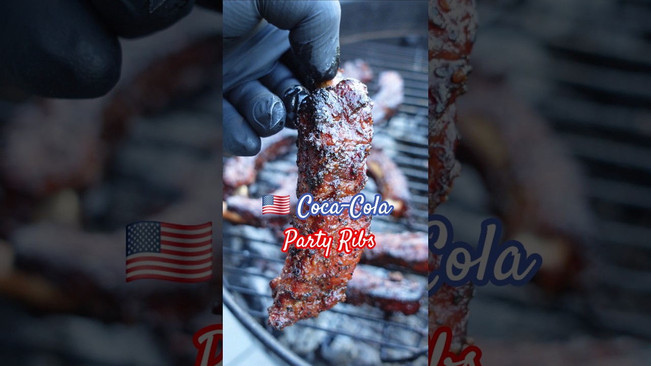 🇺🇸 Coca-Cola Party Ribs on the 4th of July #murica #cooking #bbq #partyribs #cooking #cookingchannel