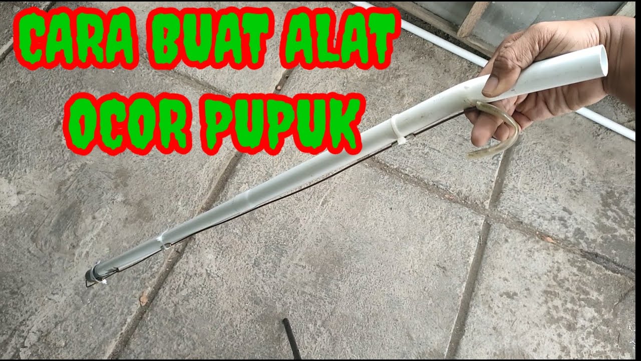 CARA BUAT STICK KOCOR PUPUK YANG  SIMPLE