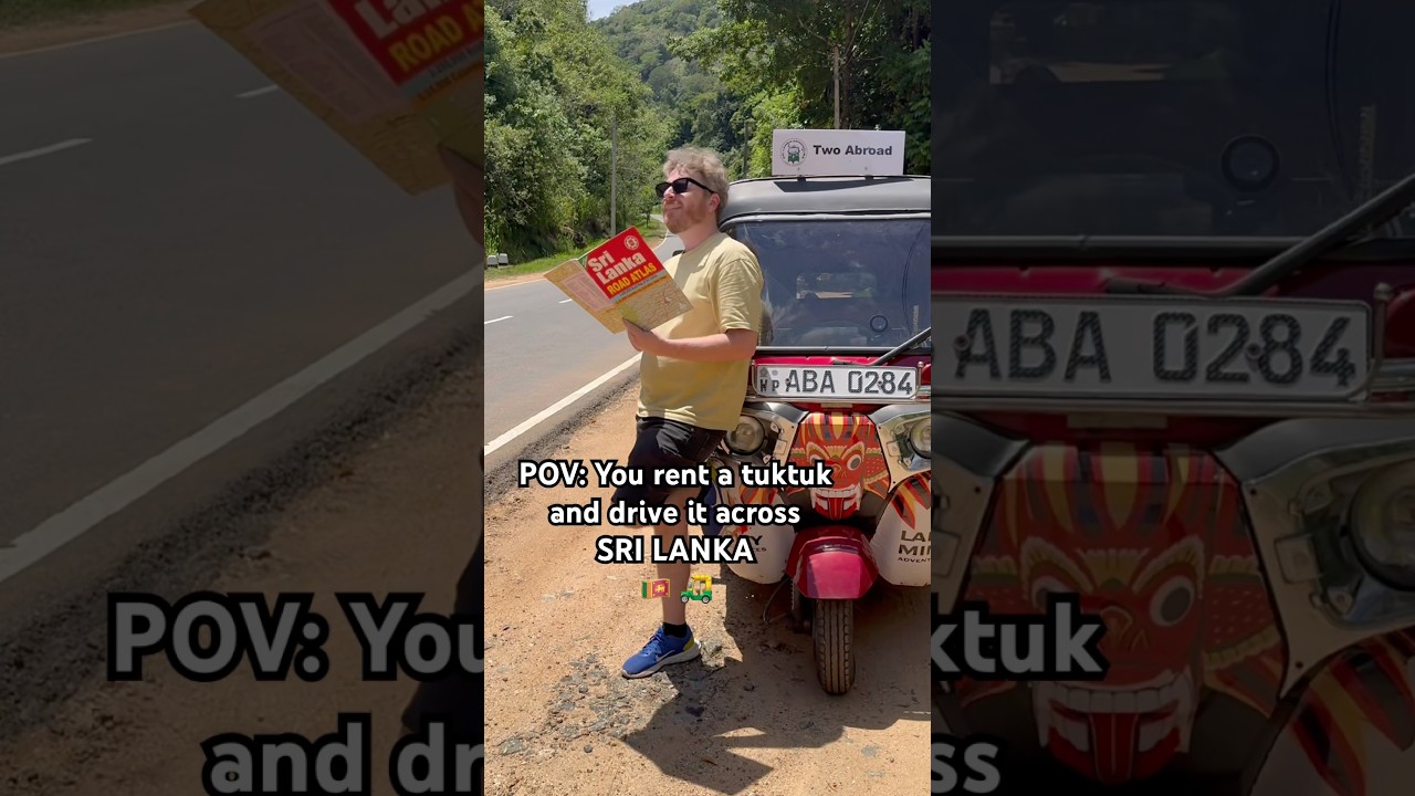 POV: Вы едете на тук-туке по Шри-Ланке #srilanka #srilankatravel #visitsrilanka #tuktuk #travel