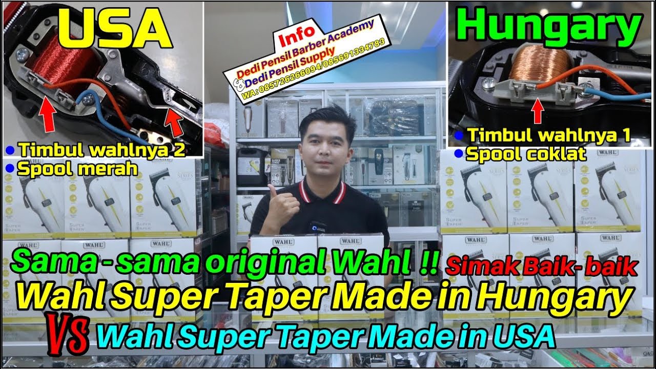Wahl SUPER TAPER Original Made in Hungary