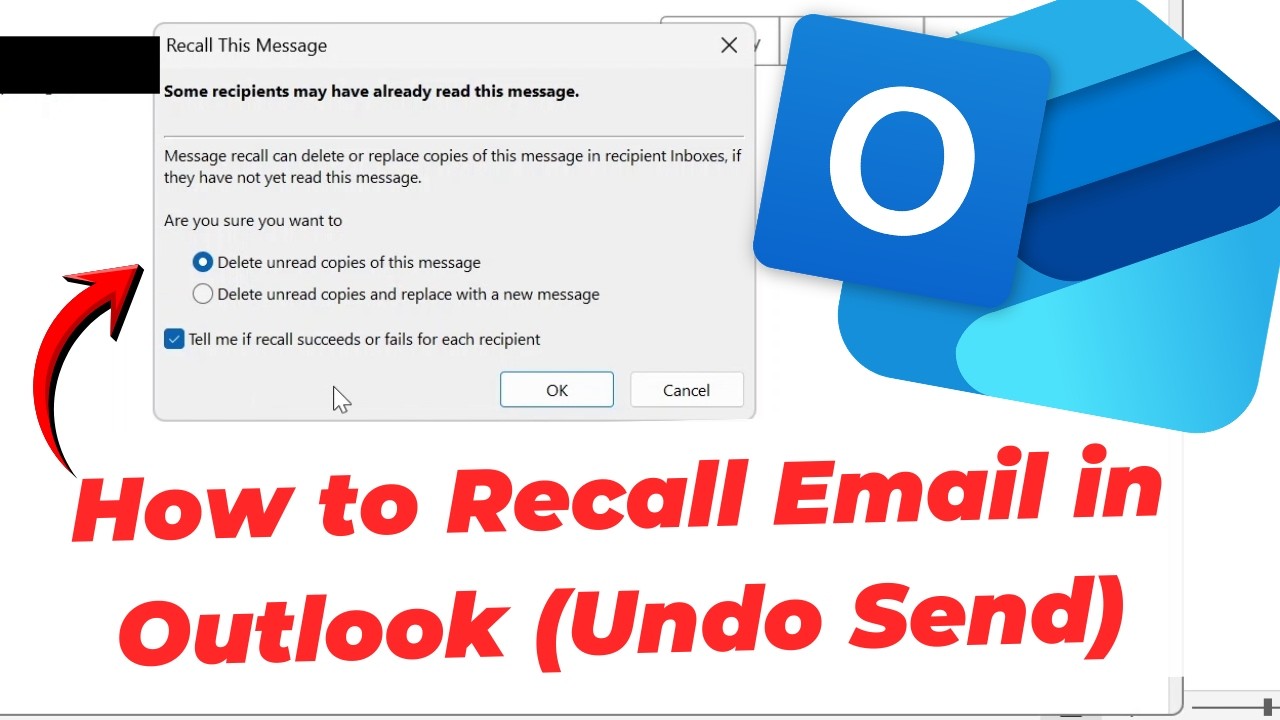 Как отозвать электронное письмо в Outlook (Отменить отправку)