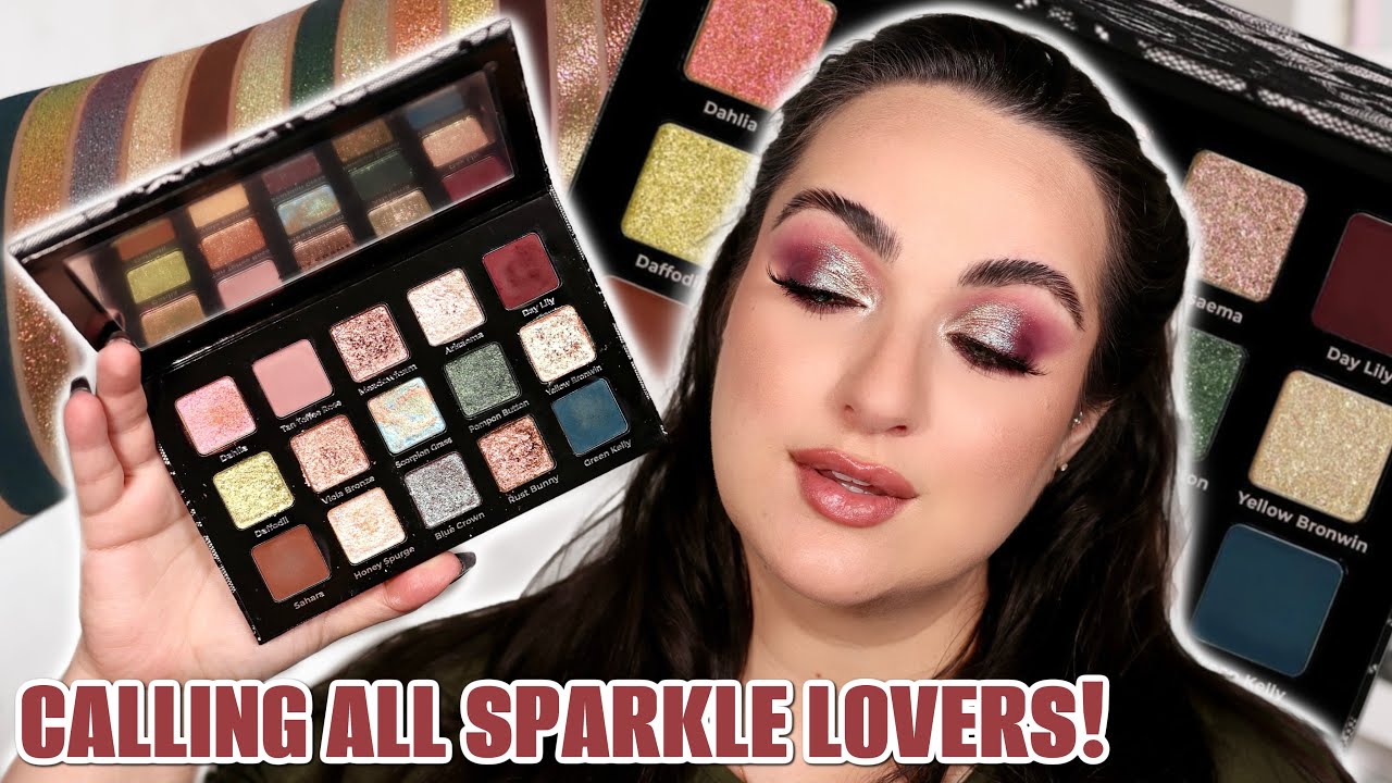 CALLING ALL GLIMMERY EYESHADOW LOVERS! Adept Flying Fiddles Palette Review, Look & Swatches!