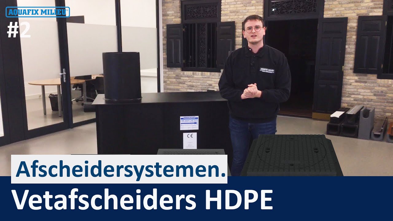 Vetafscheider van HDPE Aquafix Euromal-Pro #2