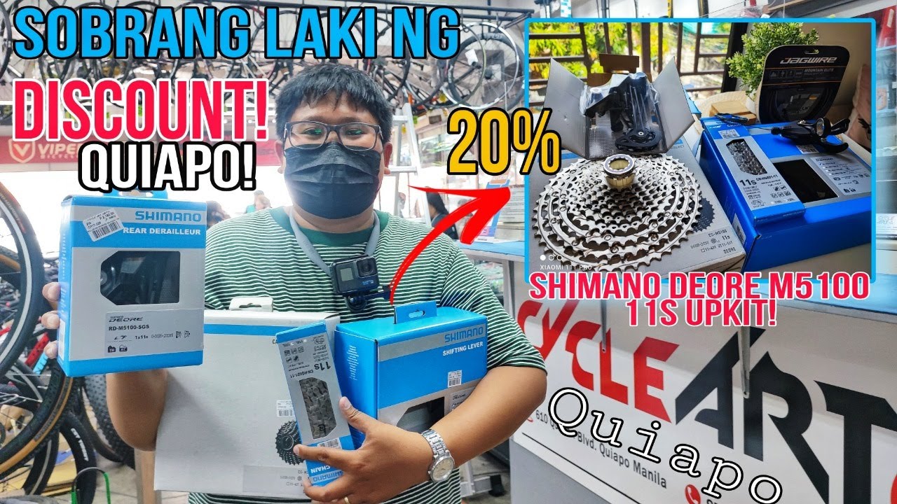 Murang Shimano Deore M5100 Upkit 11s | Quiapo latest bike parts price update! | Cycleart!! #quiapo